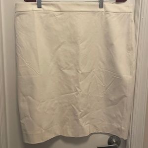 J crew No. 2 Pencil skirt in bi-stretch cotton size 18